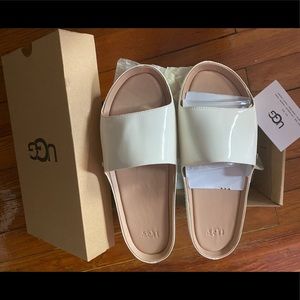 Ugg Jane Patent slides size 8.5 NIB